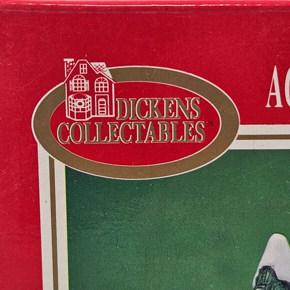 Dickens Collectables 2 Tree Figurines Accessory Hand Painted Porcelain - Picture 6 of 9